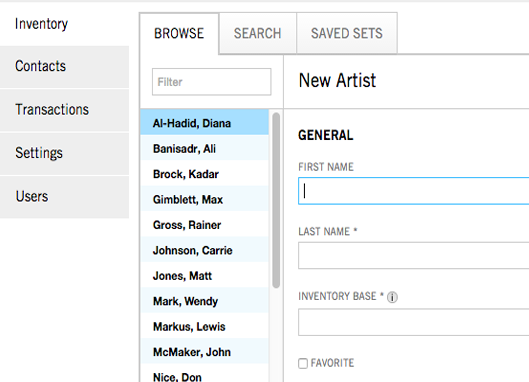 This is a quick overview of how to add artists to your galleryManager account