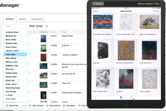 Our iPad and iPhone app gives you the ability to sync your Static Sets and selections of artworks wi...